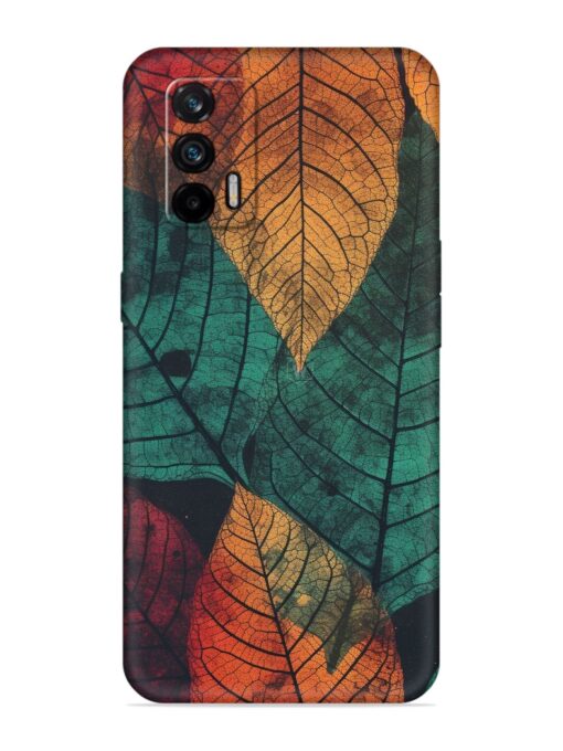 Leaves Artwork Embossed Soft Silicone Case for Realme X7 Max (5G)