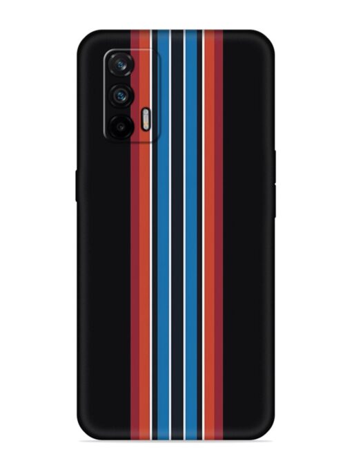 Vertical Strips Embossed Soft Silicone Case for Realme X7 Max (5G)