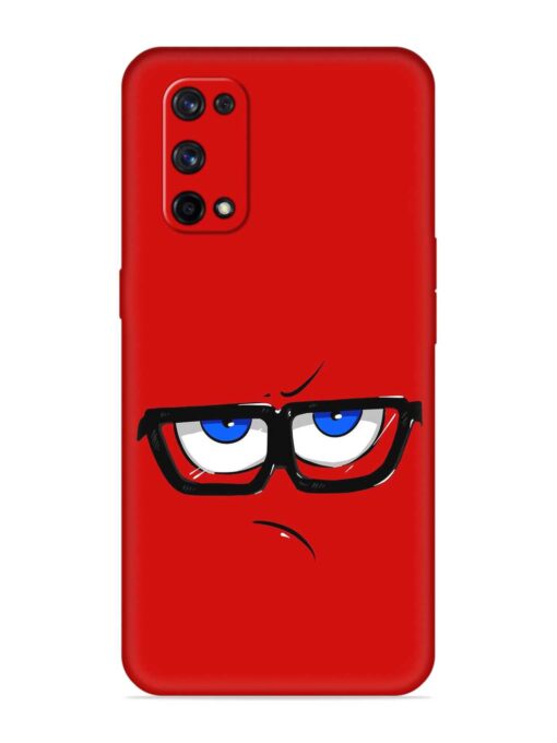 Rad Angry Face Embossed Soft Silicone Case for Realme X7 Pro (5G) Zapvi