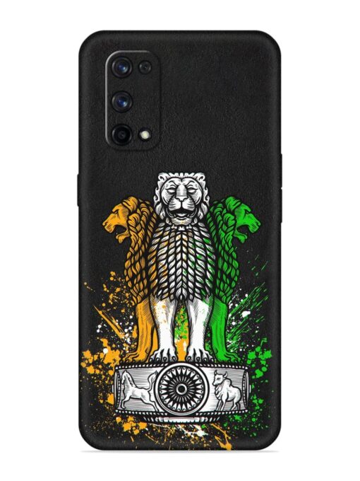 Pillars Of Ashoka Embossed Soft Silicone Case for Realme X7 Pro (5G) Zapvi