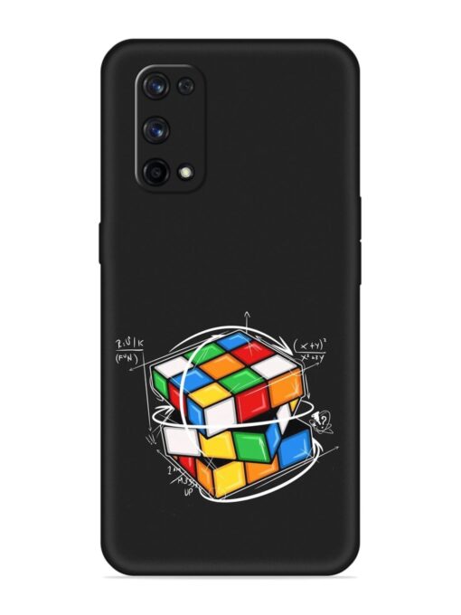 Cubik Vector Embossed Soft Silicone Case for Realme X7 Pro (5G) Zapvi