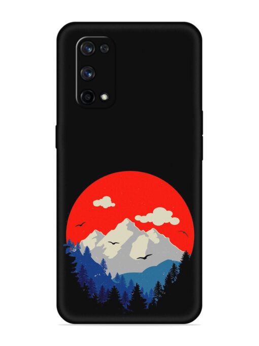 Mountain Abstract Embossed Soft Silicone Case for Realme X7 Pro (5G)