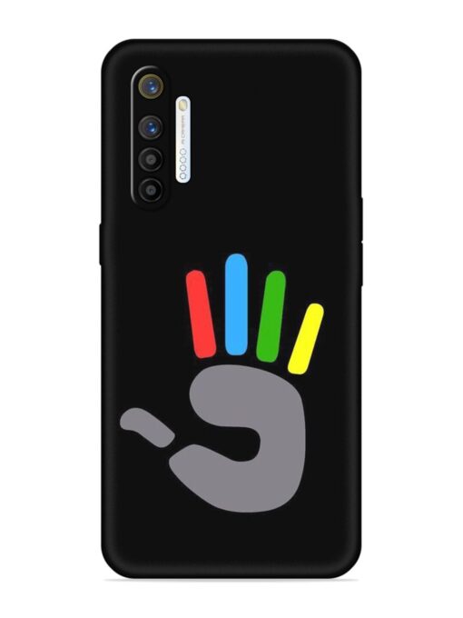 Palm Art Embossed Soft Silicone Case for Realme Xt