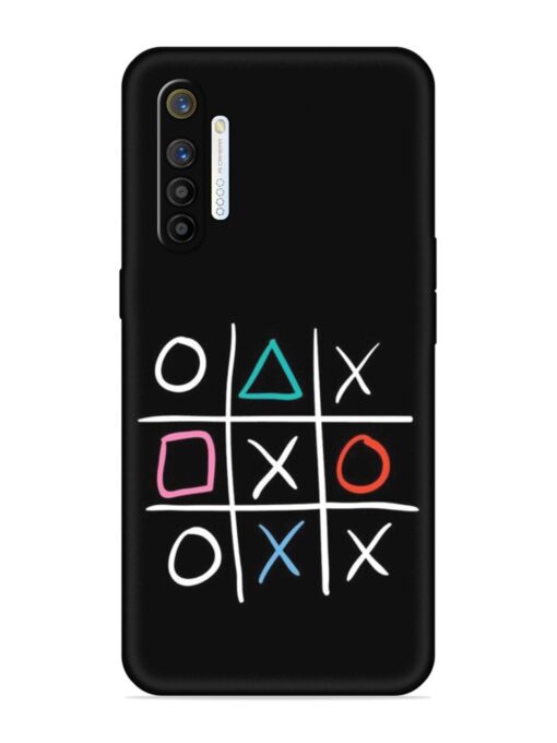 Super Neon Tic-Tac-Toe Embossed Soft Silicone Case for Realme Xt Zapvi