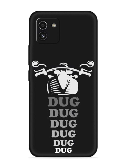 Dug Dug Dug Embossed Soft Silicone Case for Samsung Galaxy A03