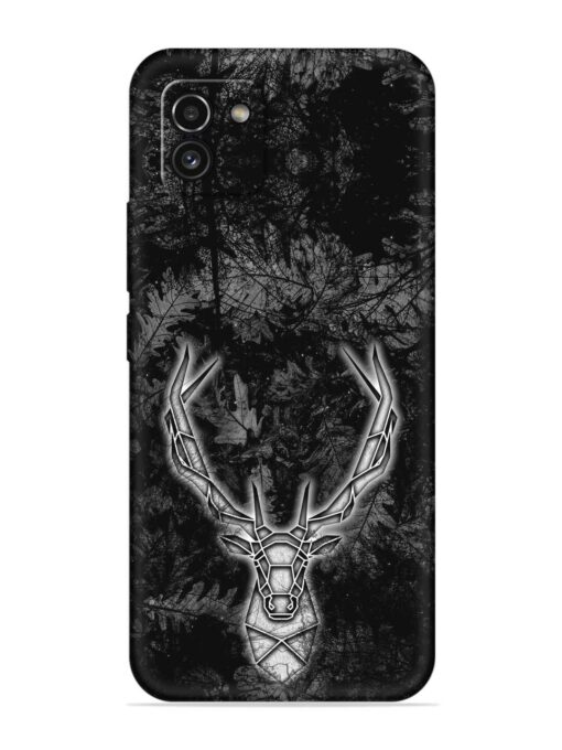 Ancient Deer Embossed Soft Silicone Case for Samsung Galaxy A03 Zapvi