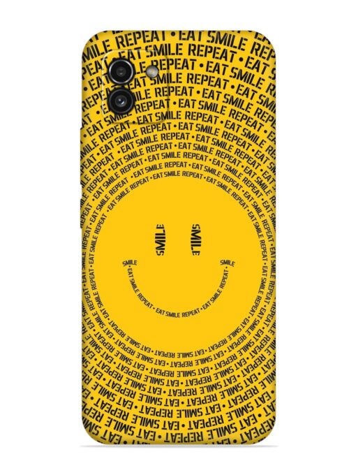 Smiley Embossed Soft Silicone Case for Samsung Galaxy A03 Zapvi