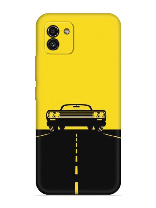 Classic Car Embossed Soft Silicone Case for Samsung Galaxy A03 Zapvi