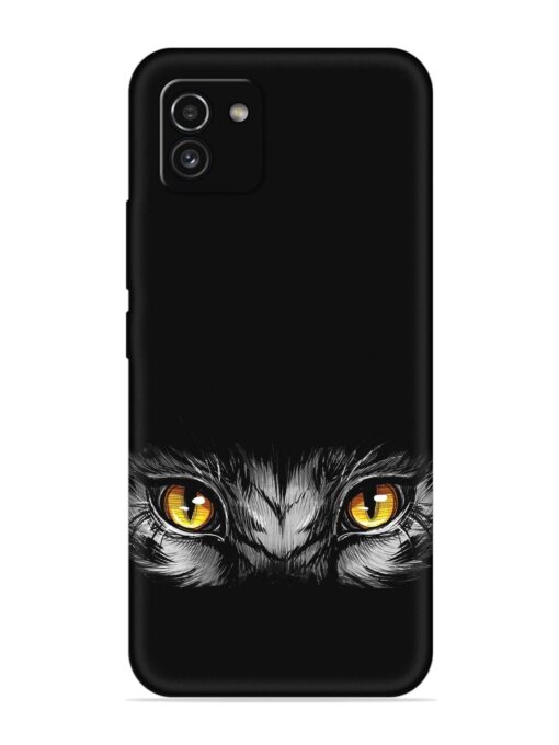 Scary Eye Embossed Soft Silicone Case for Samsung Galaxy A03 Zapvi