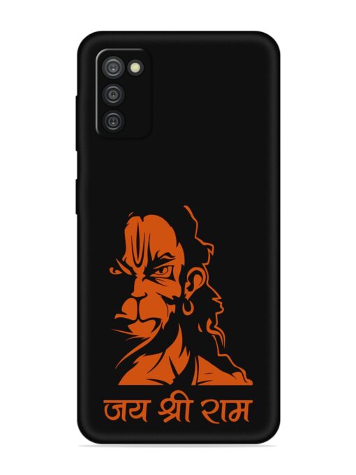 Angry Hanuman Embossed Soft Silicone Case for Samsung Galaxy A03S