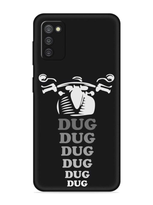 Dug Dug Dug Embossed Soft Silicone Case for Samsung Galaxy A03S Zapvi