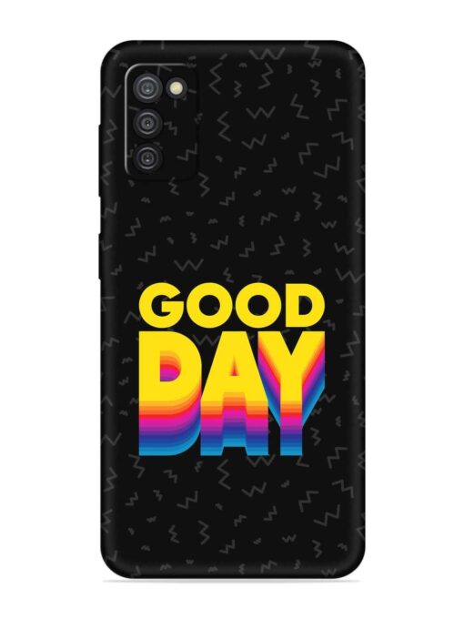 Good Day Embossed Soft Silicone Case for Samsung Galaxy A03S