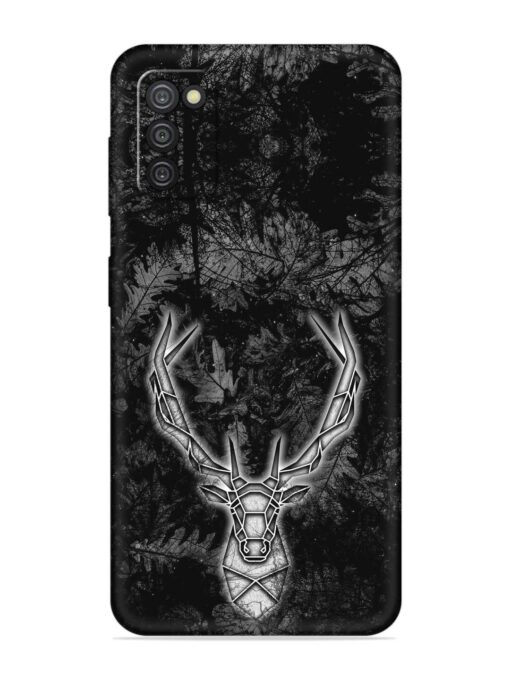 Ancient Deer Embossed Soft Silicone Case for Samsung Galaxy A03S