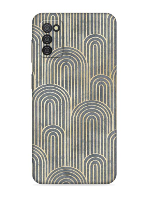 Art Deco Style Embossed Soft Silicone Case for Samsung Galaxy A03S