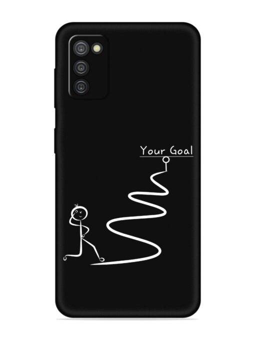 Your Goal Embossed Soft Silicone Case for Samsung Galaxy A03S Zapvi