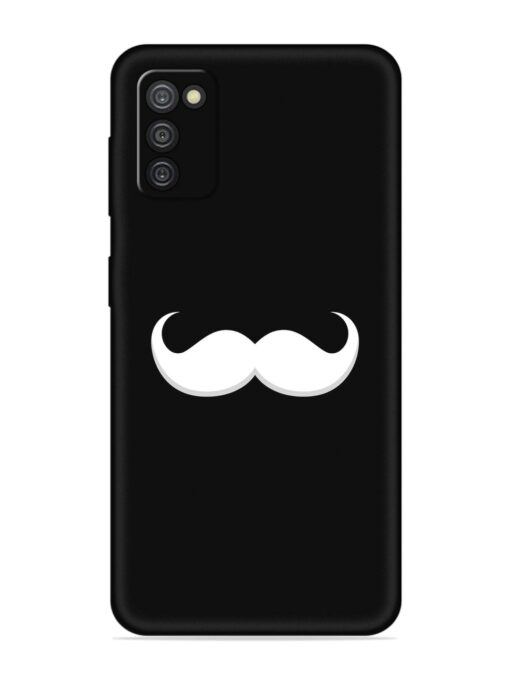 Mustache Vector Embossed Soft Silicone Case for Samsung Galaxy A03S Zapvi