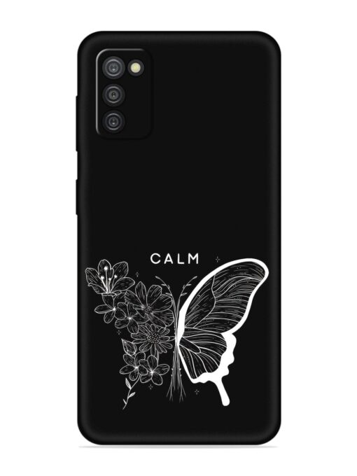 Calm Embossed Soft Silicone Case for Samsung Galaxy A03S