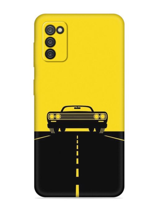 Classic Car Embossed Soft Silicone Case for Samsung Galaxy A03S