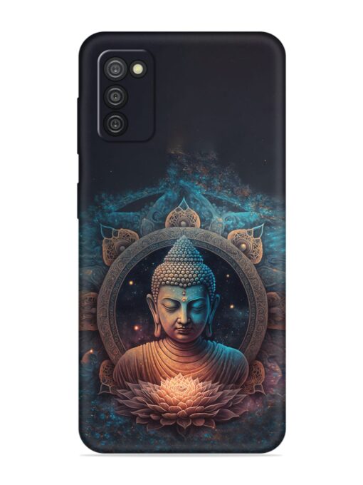 Gautam Buddha Embossed Soft Silicone Case for Samsung Galaxy A03S