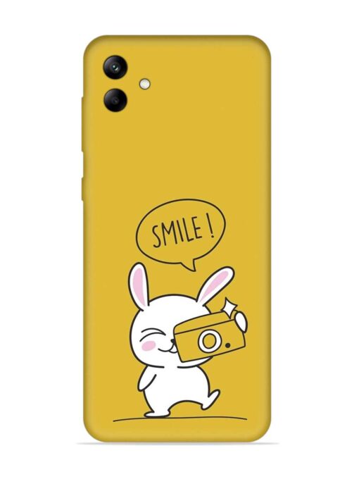 Hey Smile Please Embossed Soft Silicone Case for Samsung Galaxy A04