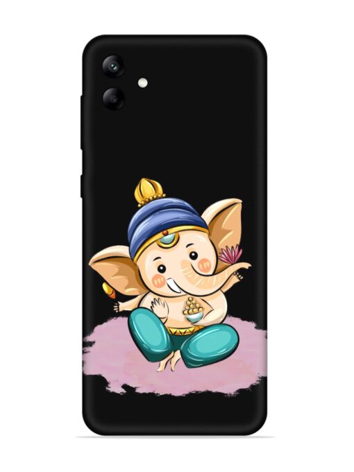 Bal Ganesh Vector Art Embossed Soft Silicone Case for Samsung Galaxy A04