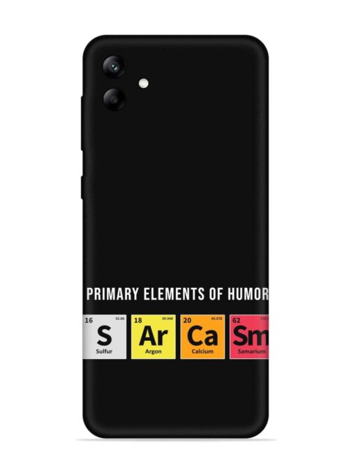 Primary Elements Humor Embossed Soft Silicone Case for Samsung Galaxy A04