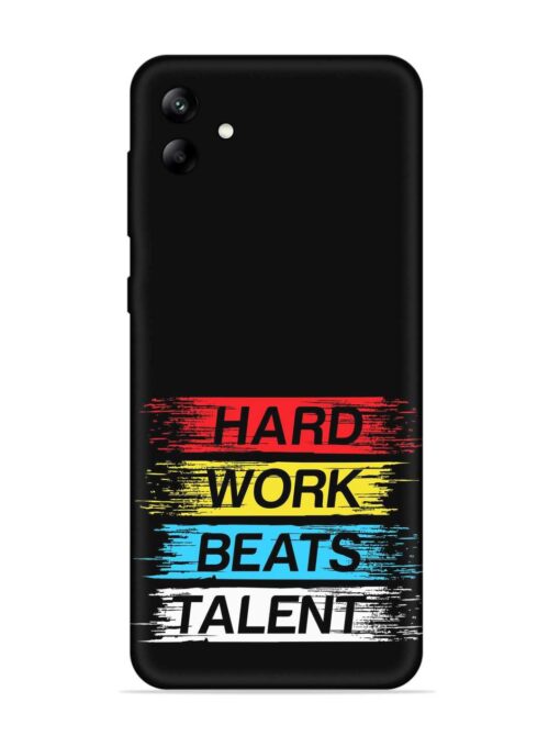 Hard Work Beats Embossed Soft Silicone Case for Samsung Galaxy A04