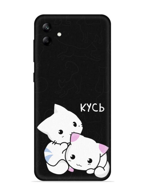 Kycb Cat Embossed Soft Silicone Case for Samsung Galaxy A04 Zapvi