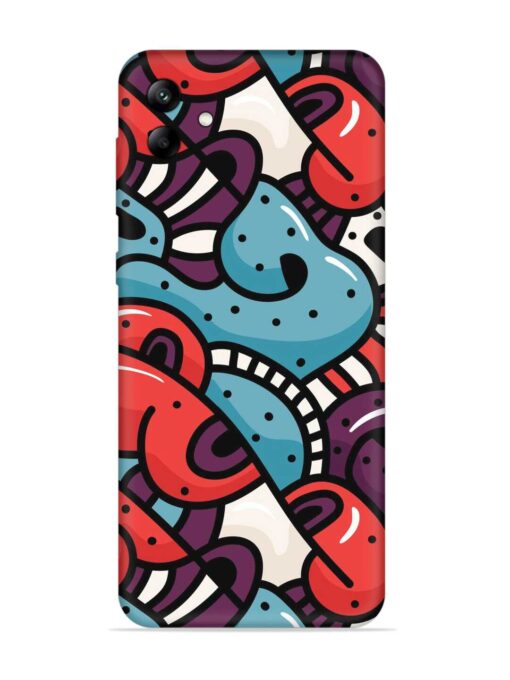 Seamless Backdrop Colorful Embossed Soft Silicone Case for Samsung Galaxy A04