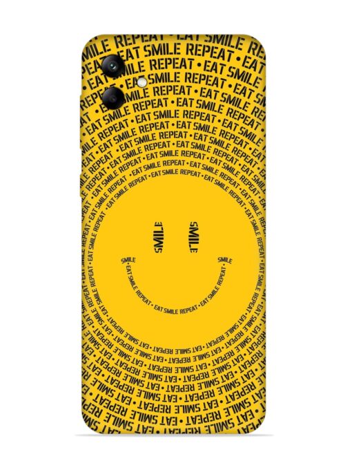 Smiley Embossed Soft Silicone Case for Samsung Galaxy A04 Zapvi