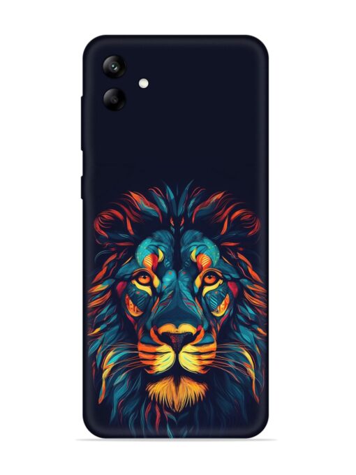 Colorful Lion Embossed Soft Silicone Case for Samsung Galaxy A04 Zapvi