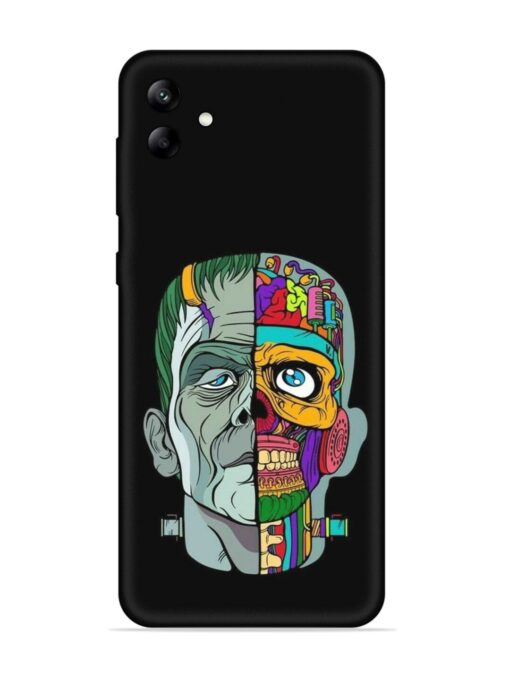 Men Vs Skull Embossed Soft Silicone Case for Samsung Galaxy A04 Zapvi