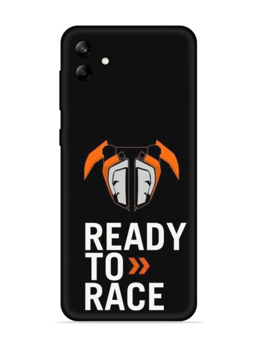 Ready To Race Embossed Soft Silicone Case for Samsung Galaxy A04