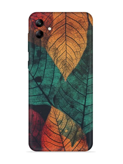 Leaves Artwork Embossed Soft Silicone Case for Samsung Galaxy A04 Zapvi