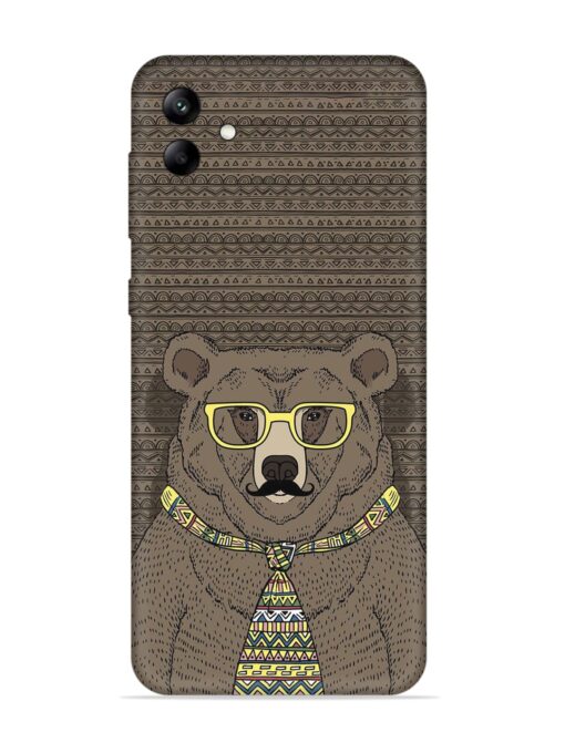 Grizzly Bear Embossed Soft Silicone Case for Samsung Galaxy A04