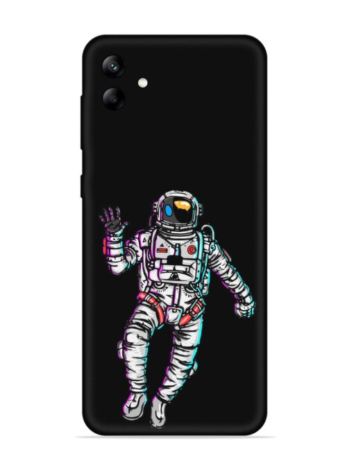 Spaceman Embossed Soft Silicone Case for Samsung Galaxy A04 Zapvi