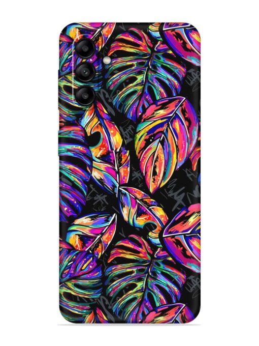 Tropical Seamless Vector Embossed Soft Silicone Case for Samsung Galaxy A04S Zapvi