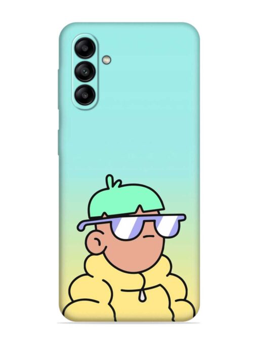 Doodles Cool Character Embossed Soft Silicone Case for Samsung Galaxy A04S Zapvi