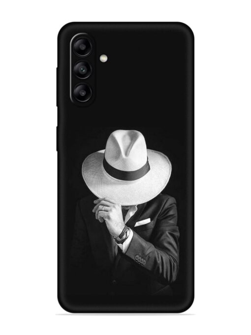 Men Under Hat Embossed Soft Silicone Case for Samsung Galaxy A04S