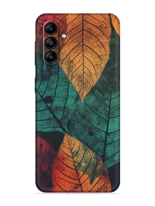 Leaves Artwork Embossed Soft Silicone Case for Samsung Galaxy A04S