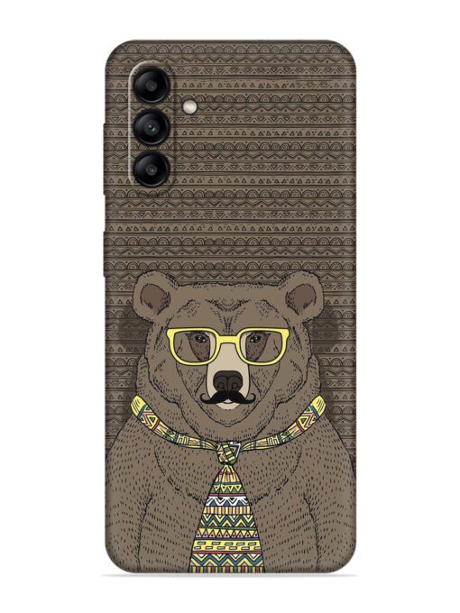 Grizzly Bear Embossed Soft Silicone Case for Samsung Galaxy A04S Zapvi