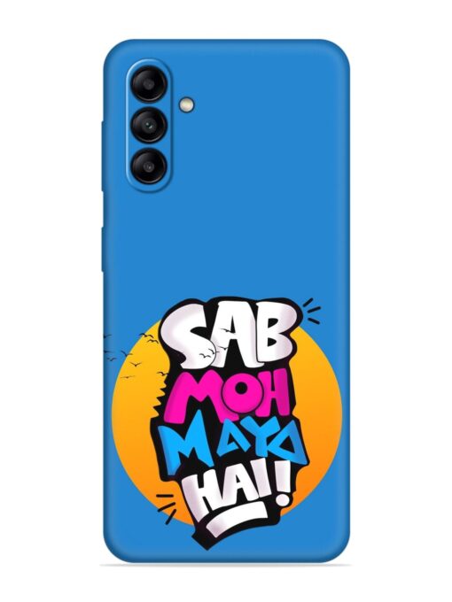 Sab Moh Moya Embossed Soft Silicone Case for Samsung Galaxy A04S