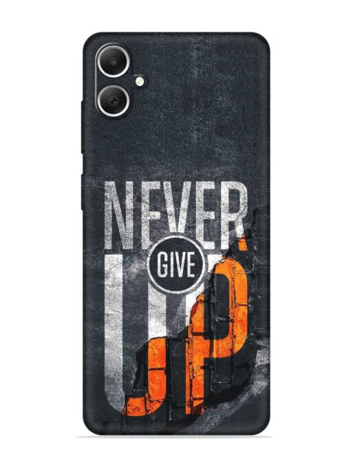 Never Give Up Embossed Soft Silicone Case for Samsung Galaxy A05