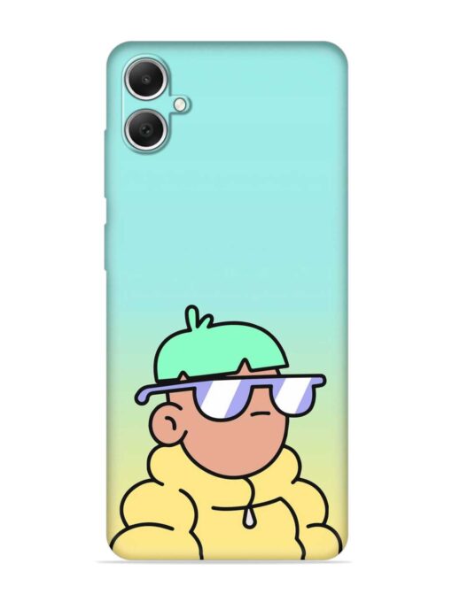 Doodles Cool Character Embossed Soft Silicone Case for Samsung Galaxy A05 Zapvi