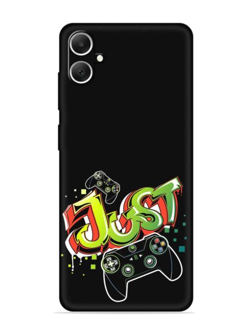 Graffiti Gamepad Illustration Embossed Soft Silicone Case for Samsung Galaxy A05 Zapvi