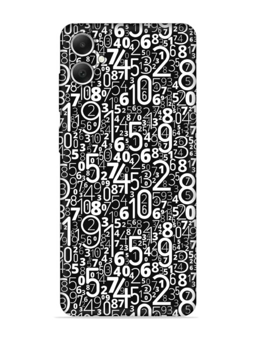 Many Numbers Different Embossed Soft Silicone Case for Samsung Galaxy A05 Zapvi