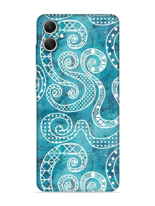 Vintage Curved Seamless Embossed Soft Silicone Case for Samsung Galaxy A05