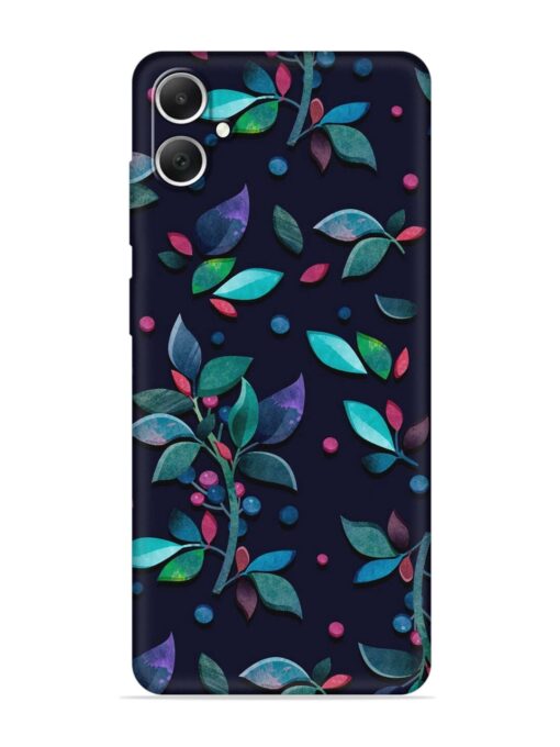 Decorative Watercolor Flower Embossed Soft Silicone Case for Samsung Galaxy A05 Zapvi