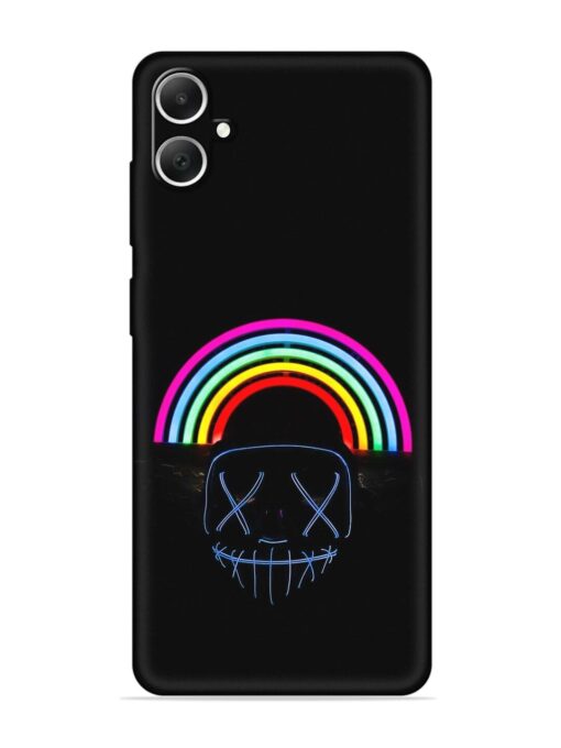 Mask Rainbow Embossed Soft Silicone Case for Samsung Galaxy A05 Zapvi