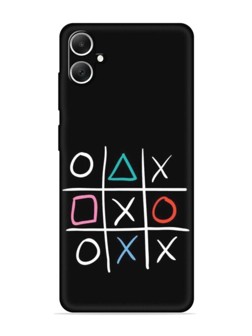 Super Neon Tic-Tac-Toe Embossed Soft Silicone Case for Samsung Galaxy A05 Zapvi